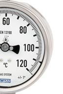 Mechanische temperatuuraflezingen bij WIKA