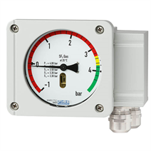 Hybride gasdichtheidsmonitor met geïntegreerde transmitter